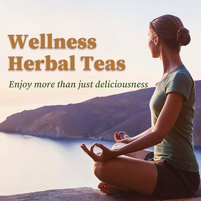 Detox Tea Bags, 50 Teabags Liver Detox Tea, With Milk Thistle Seed, Dandelion Root, Licorice Root, Fennel, Turmeric, Peppermint - Liver Cleansing and Support